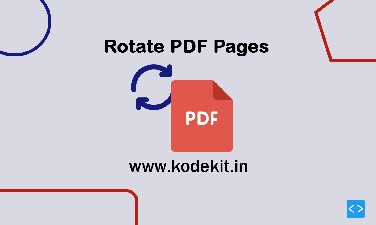 How to Rotate PDF Pages Online - Free Guide